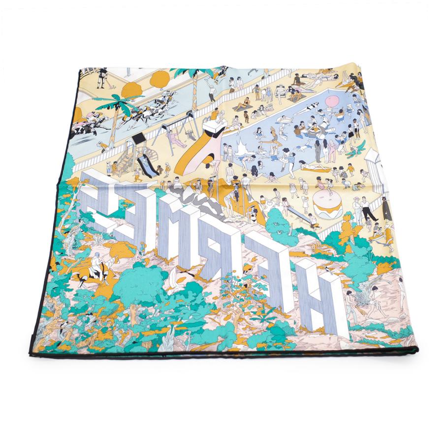 HERMES 新品 エルメス カレ 90 エルメス・オン・ザ・ビーチ HERMES 新品 エルメス カレ 90 エルメス・オン・ザ・ビーチ