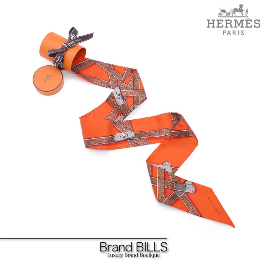 未使用品 HERMES エルメス ツイリー TRES KELLY ケリー ベルト柄 
