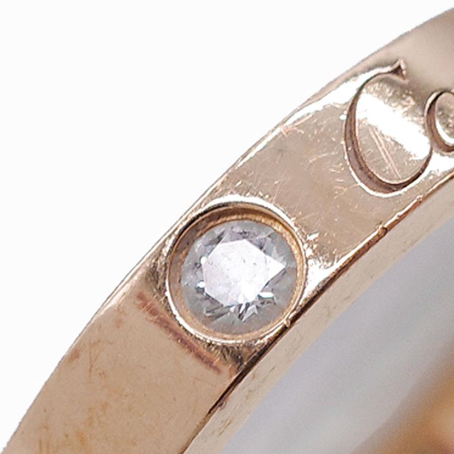 Cartierカルティエ Cドゥ エングレーブド ウェディング リング 指輪 ペア ピンクゴールド 750 K18 18金 ダイヤモンド ブライダル