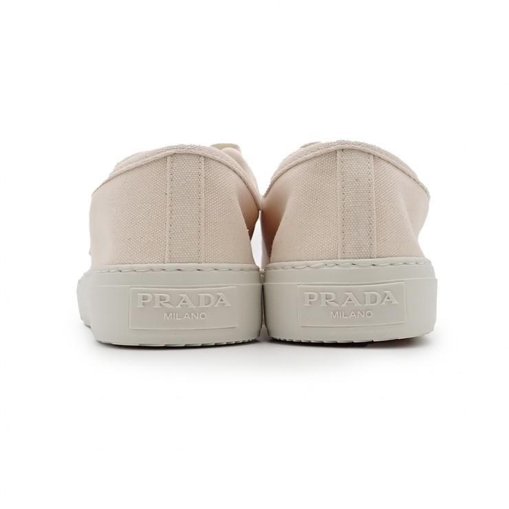 PRADA（プラダ） 未使用品 スニーカー ローカット 2EG446 #8 1/2 27.5