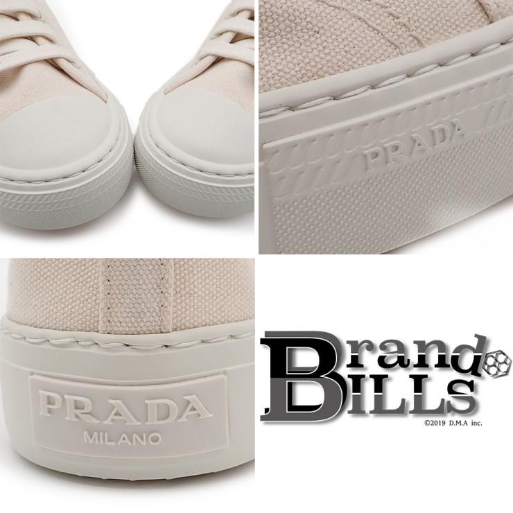PRADA（プラダ） 未使用品 スニーカー ローカット 2EG446 #8 1/2 27.5