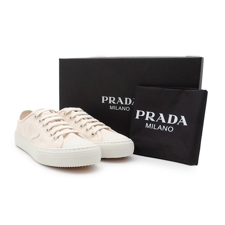 PRADA（プラダ） 未使用品 スニーカー ローカット 2EG446 #8 1/2 27.5