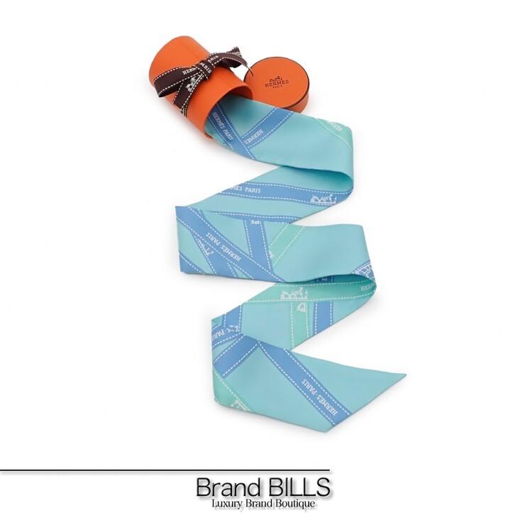 HERMES（エルメス） 美品 Twilly ツイリー リボンスカーフ 061719S