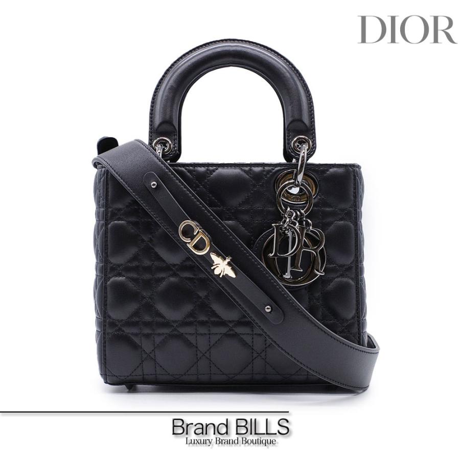 未使用品 Christian Dior クリスチャン ディオール マイ レディディオール ショルダーバッグ ハンドバッグ 2way カナージュ  ブラック :n01234458di:BrandBILLS Yahoo!ショップ - 通販 - Yahoo!ショッピング