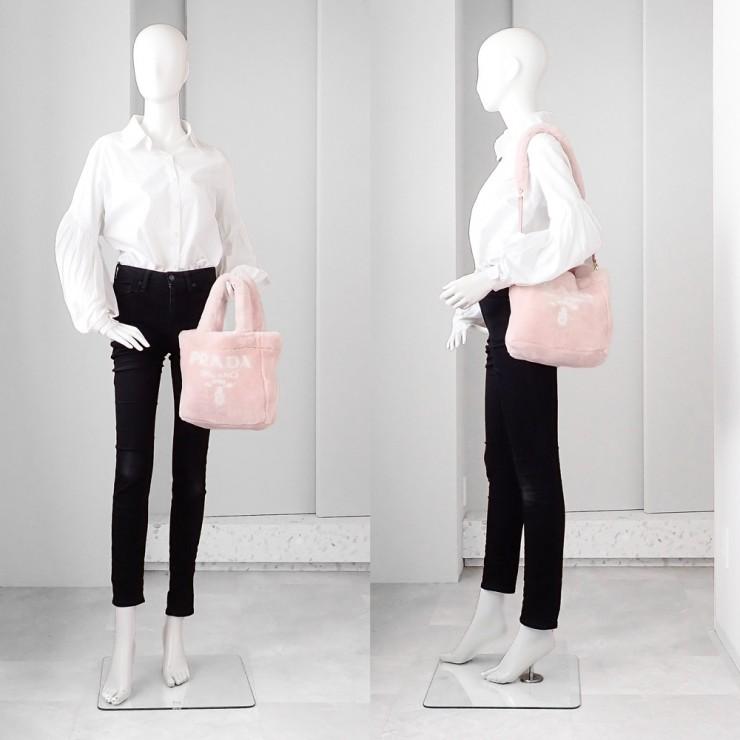 PRADA（プラダ） 未使用品 シアリング トートバッグ ショルダーバッグ 