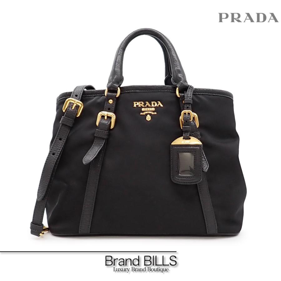 美品 PRADA プラダ ハンドバッグ ショルダーバッグ 2way ナイロン 