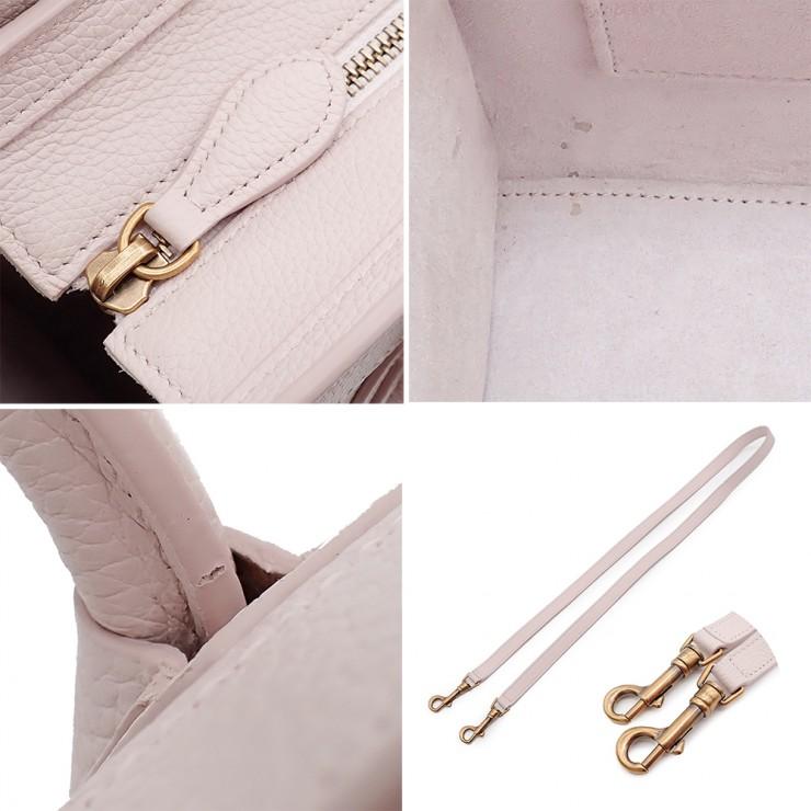 CELINE（セリーヌ） 未使用品 ラゲージ ナノショッパー ハンドバッグ