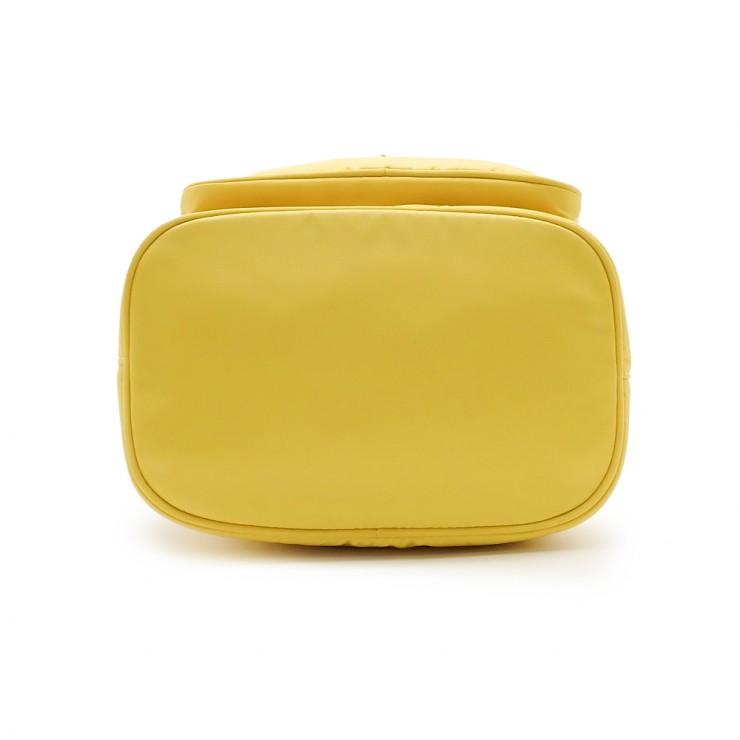未使用品 PRADA プラダ デュエット バケットバッグ 1BH038 リナイロン レザー イエロー レディース PRADA（プラダ） 未使用品 デュエット バケットバッグ ハンドバッグ