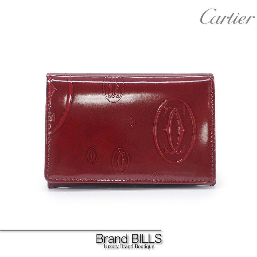 未使用品 Cartier カルティエ ハッピーバースデー カードケース 名刺入れ L3000447 ボルドー エナメル : n0505317ca :  BrandBILLS Yahoo!ショップ - 通販 - Yahoo!ショッピング