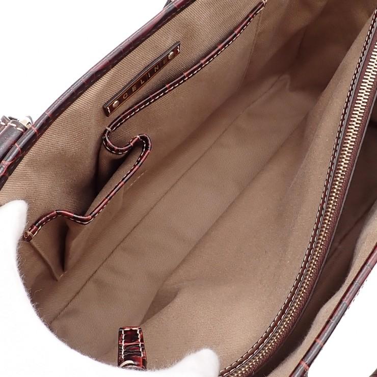 CELINE（セリーヌ） 未使用品 マカダム ブギーバック ハンドバッグ
