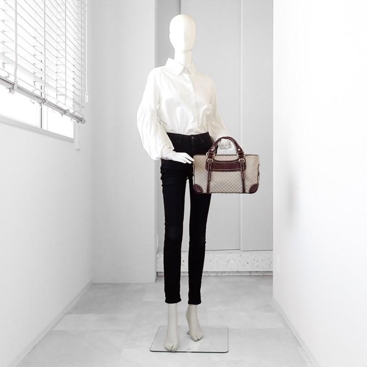 CELINE（セリーヌ） 未使用品 マカダム ブギーバック ハンドバッグ
