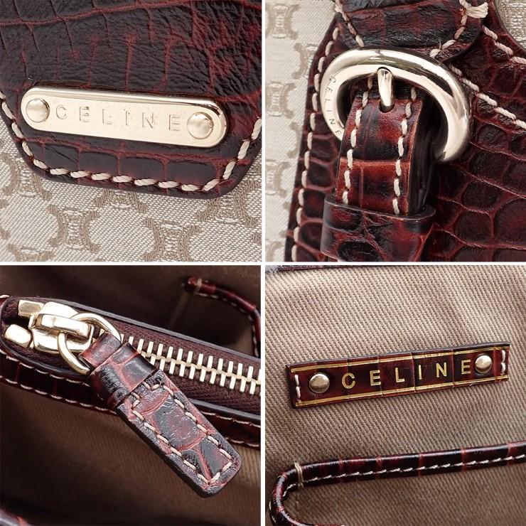 CELINE（セリーヌ） 未使用品 マカダム ブギーバック ハンドバッグ