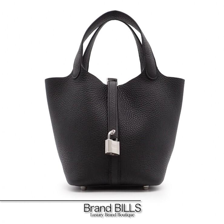 【新品未使用】HERMES エルメス　ピコタン18 PM ブラック金金具 G刻印 HERMES（エルメス） 新品 ピコタンロック18 PM ハンドバッグ H056289CK