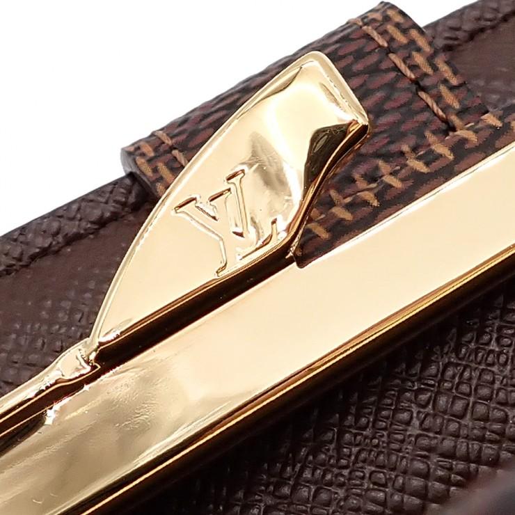 新品未使用　ルイヴィトン　ダミエ　エベヌ　ポルトフォイユヴィエノワ　折財布 LOUIS VUITTON（ルイ・ヴィトン） 未使用品・訳アリ ルイ ヴィトン