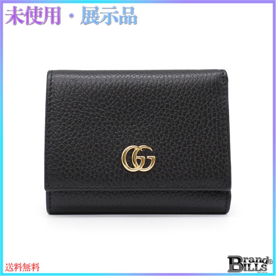 日本公式正規品 - 【未使用】GUCCI マーモント 三つ折り財布