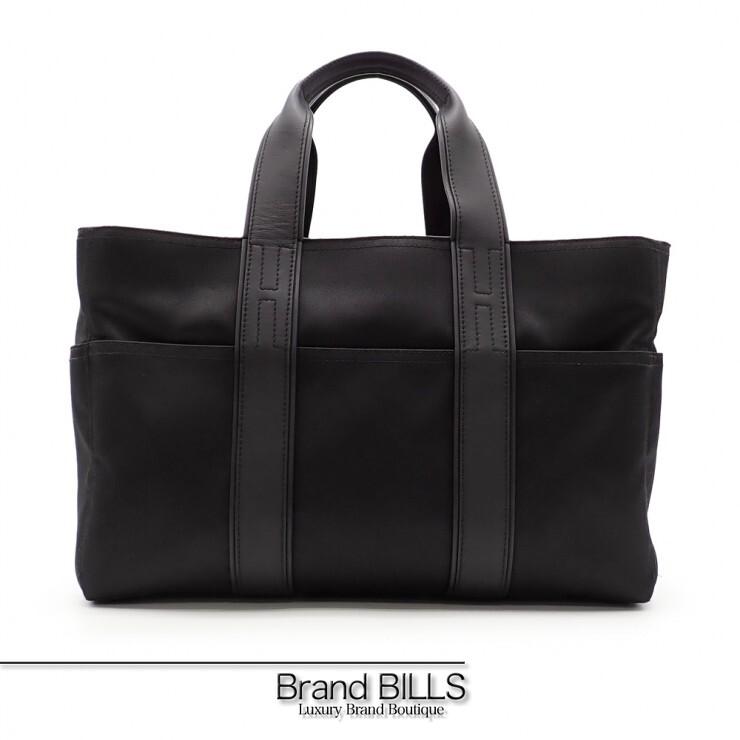 Hermès アカプルコブラック トートバッグ HERMES（エルメス） 未使用品 ソルド品 アカプルコMM トートバッグ