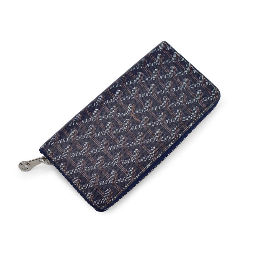 goyard ゴヤール マティニョンGM 長財布 ネイビー ランキングTOP5 本物 GOYARD 長財布マティニョン GMウォレット ラウンドファスナー