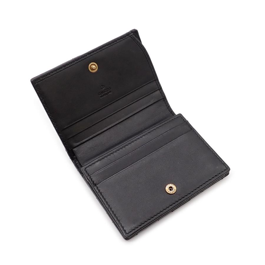 美品 GUCCI GGマーモント コンパクトウォレット ミニウォレット ミニ 