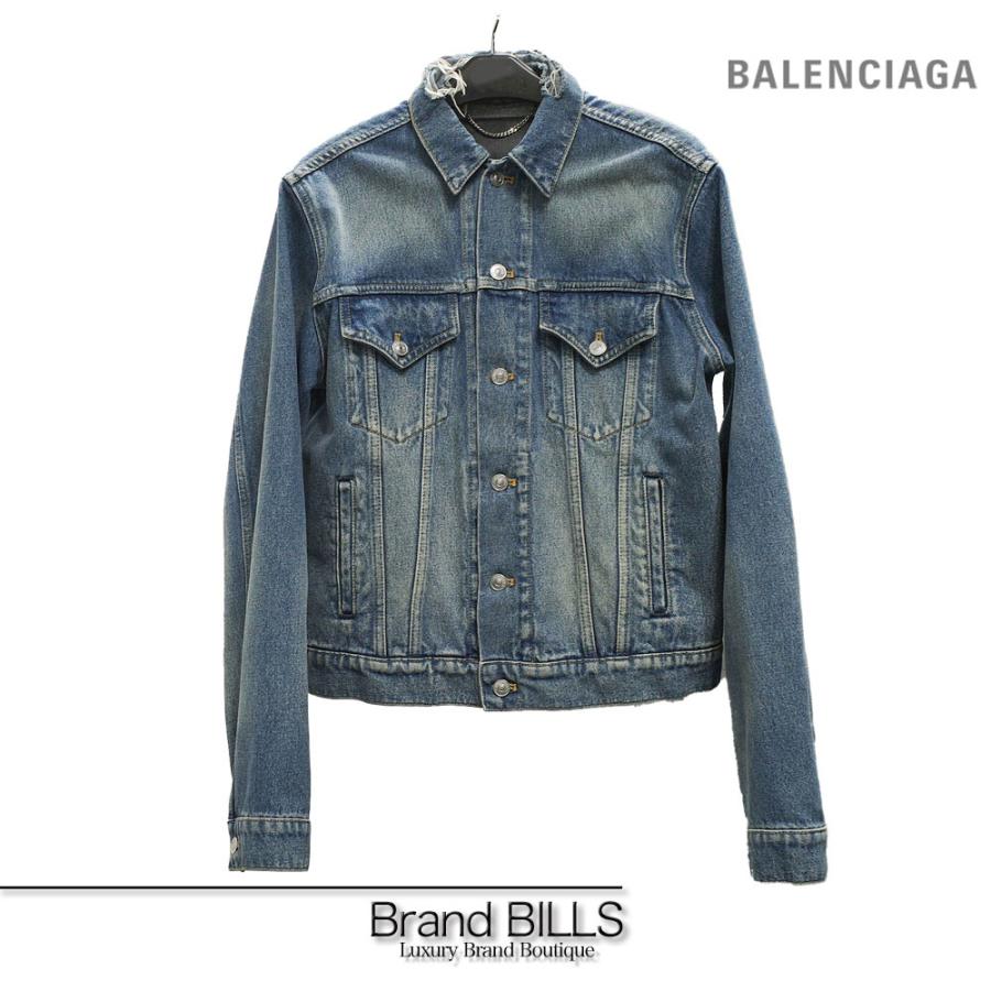 ☆BALENCIAGA. バックロゴデニムジャケット・38サイズ. 美品☆- ☆BALENCIAGA. バックロゴデニムジャケット・38サイズ. 美品☆-
