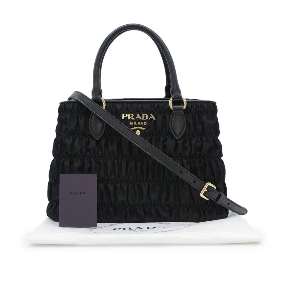 PRADA 未使用品 プラダ ギャザー テスート ハンドバッグ PRADA 未使用品 プラダ ギャザー テスート ハンドバッグ