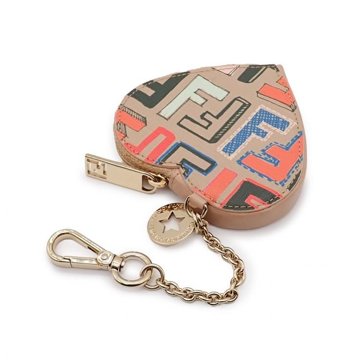 FENDI（フェンディ） 美品 コインケース バッグチャーム 8M0247 ハート 