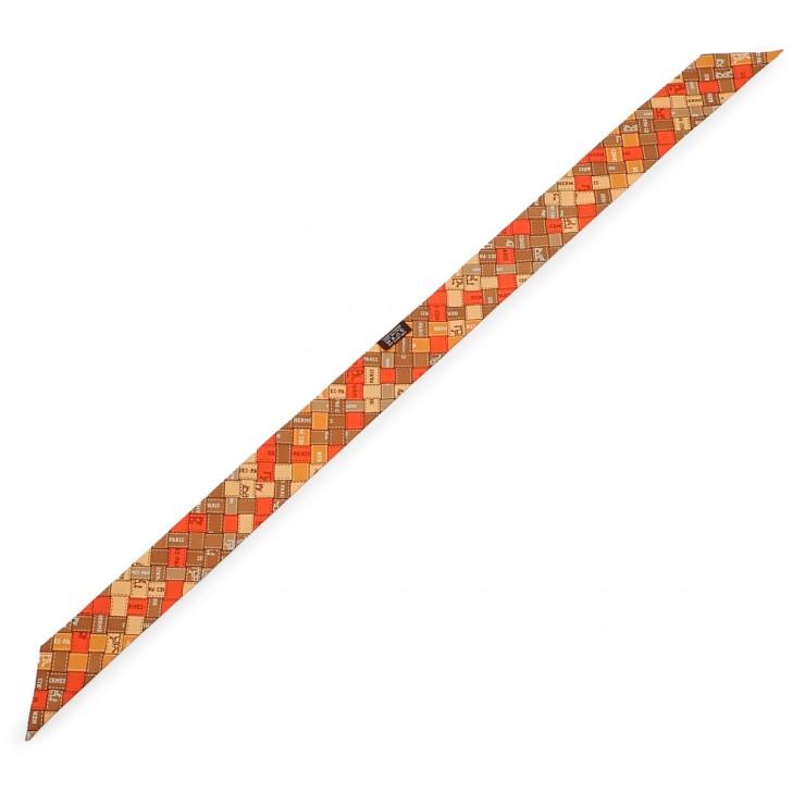 HERMES（エルメス） 美品 ツイリー リボンスカーフ ボルデュック