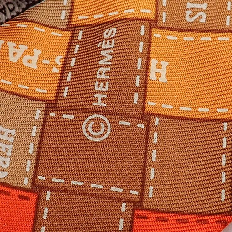 HERMES（エルメス） 美品 ツイリー リボンスカーフ ボルデュック