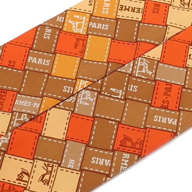 HERMES（エルメス） 美品 ツイリー リボンスカーフ ボルデュック