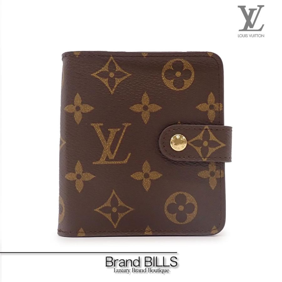 未使用品 LOUIS VUITTON ルイ ヴィトン コンパクトジップ 折り財布 