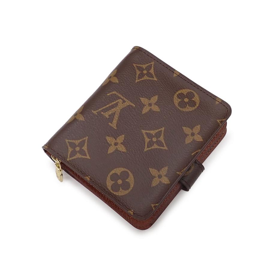 未使用品 LOUIS VUITTON ルイ ヴィトン コンパクトジップ 折り財布 