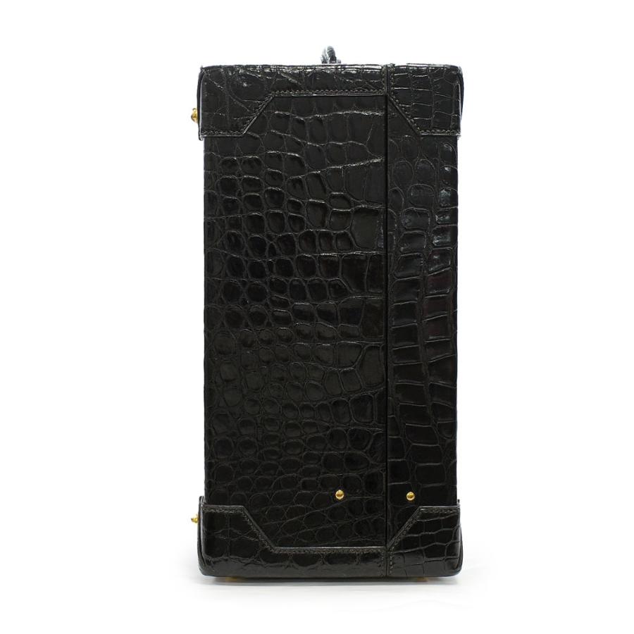 HERMES 美品 エルメス トランクケース ポロサス クロコダイル HERMES 美品 エルメス トランクケース ポロサス クロコダイル