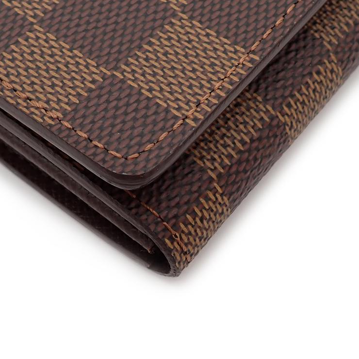 【鑑定済み】ルイヴィトン✨ポルトフォイユ トレゾール✨ダミエ✨二つ折り財布 LOUIS VUITTON（ルイ・ヴィトン） 未使用品 ルイ ヴィトン