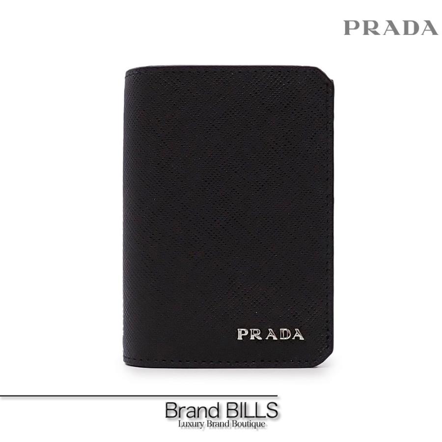 新品 PRADA プラダ サフィアーノ カードケース カードフォルダー 名刺  
