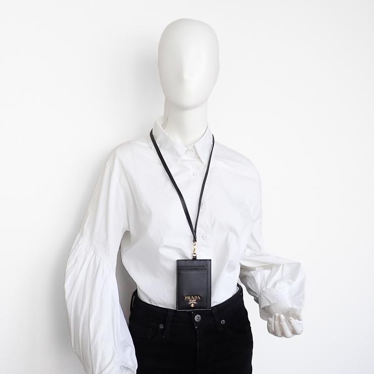 PRADA（プラダ） 未使用品 ネックストラップ付き パスケース カード