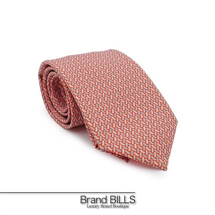 HERMES 未使用品 エルメス ネクタイ メンズ ビーチチェア シルク  