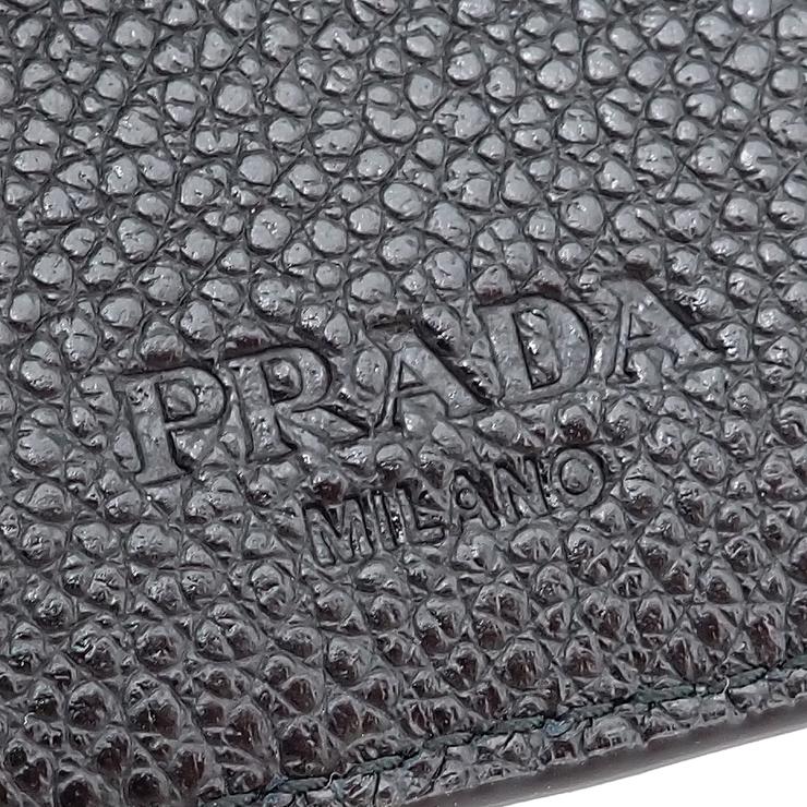 PRADA（プラダ） 未使用品 マネークリップ 二つ折り財布 2MN077