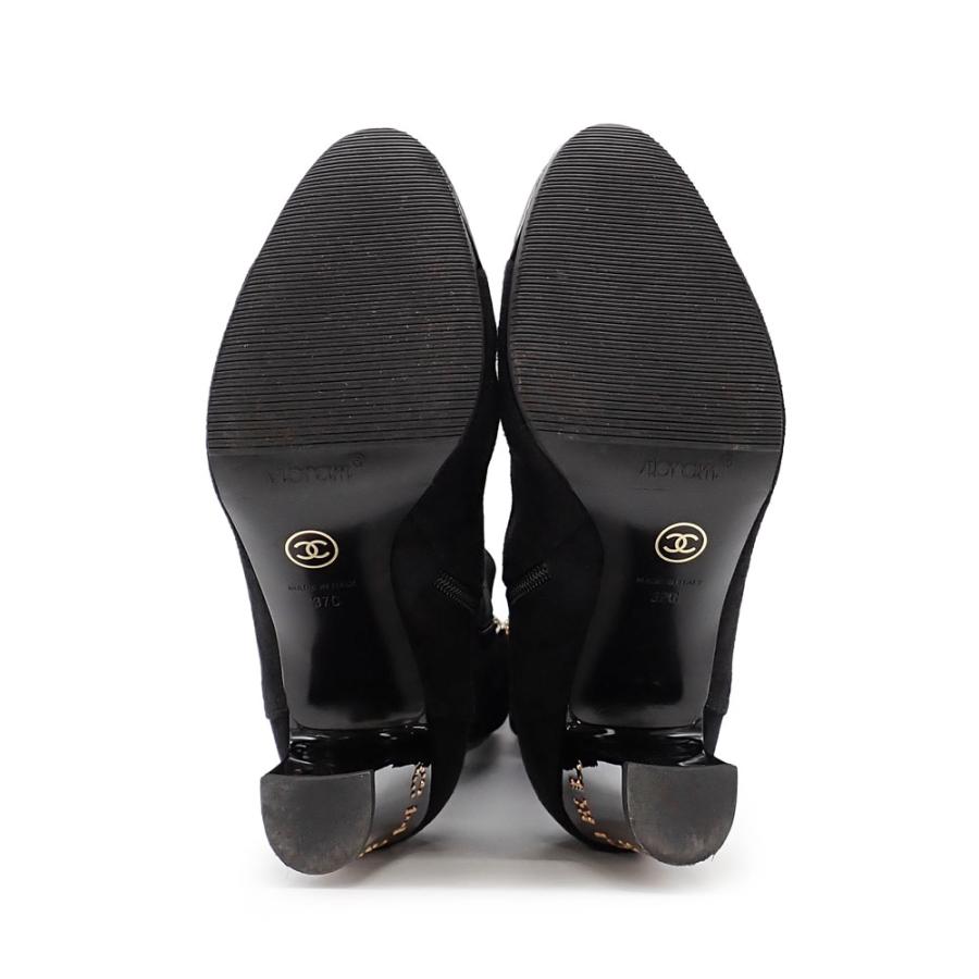 CHANEL 美品 シャネル ロングブーツ ラインストーン G35001 CHANEL 美品 シャネル ロングブーツ ラインストーン G35001
