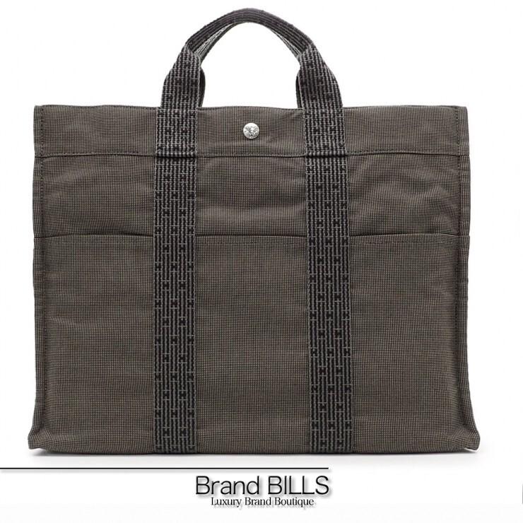 HERMES エルメス ビジネスバッグ 2way グレー エールライン HERMES（エルメス） 未使用品 エールライン トートMM トートバッグ