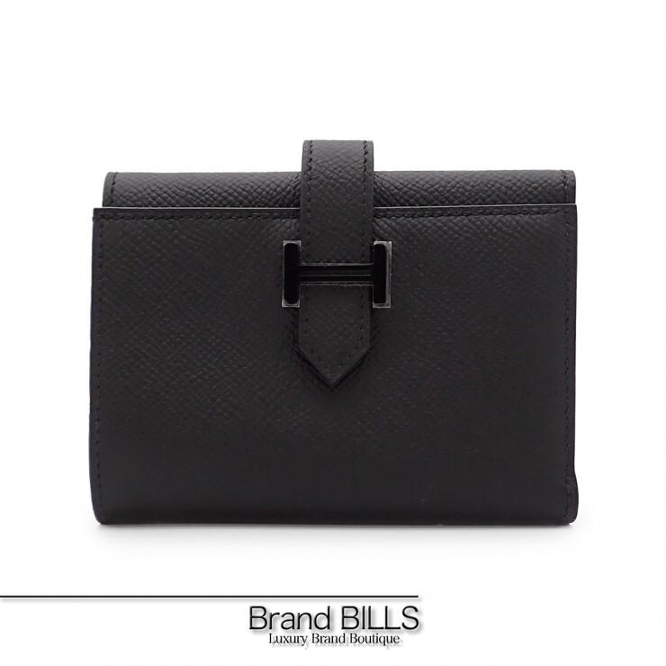Bearn 新品 HERMES エルメス ベアン コンビネ 三つ折り財布 ミニ財布