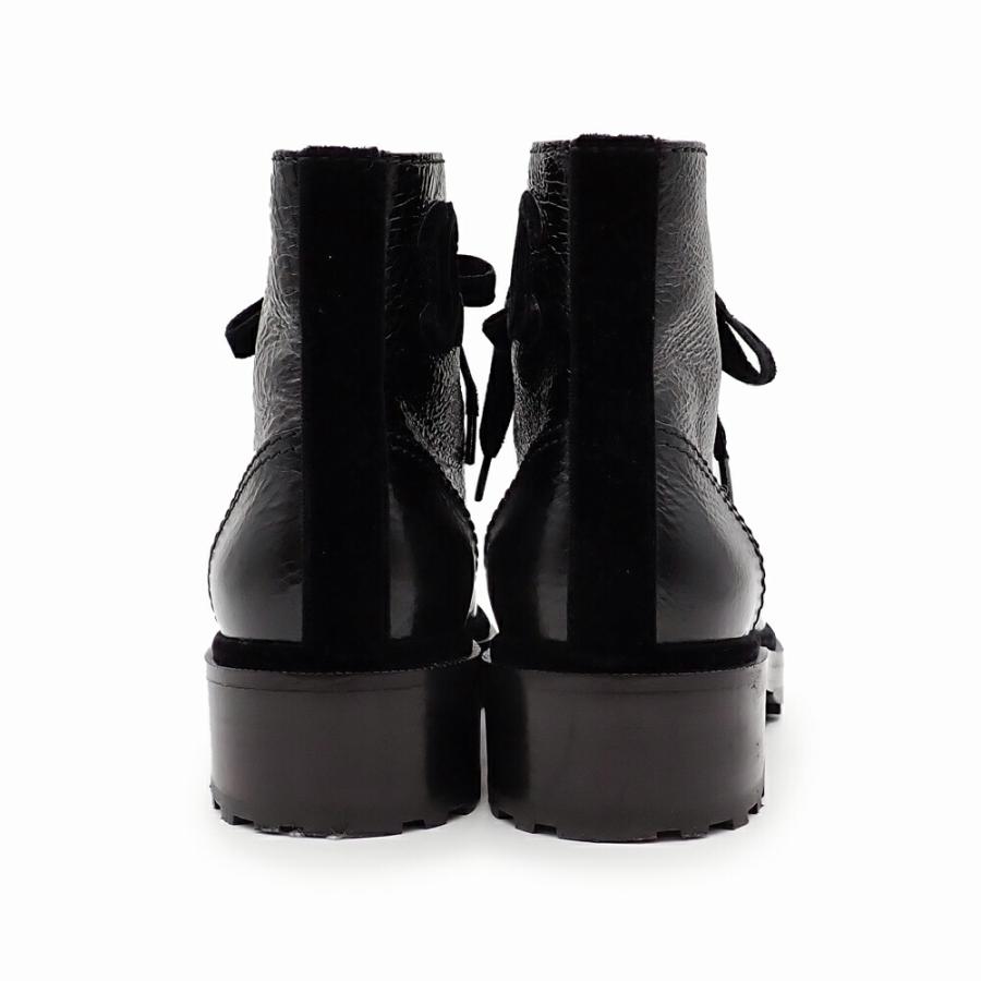 CHANEL（シャネル） 美品 ショートブーツ レースアップ ココマーク