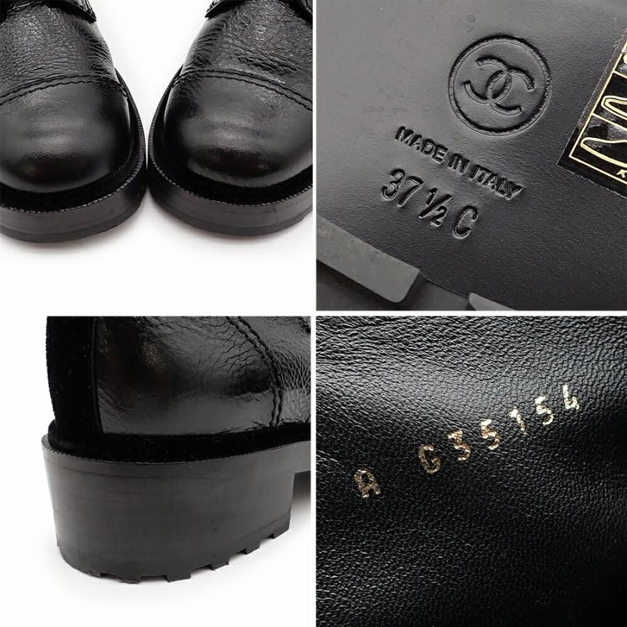 CHANEL（シャネル） 美品 ショートブーツ レースアップ ココマーク
