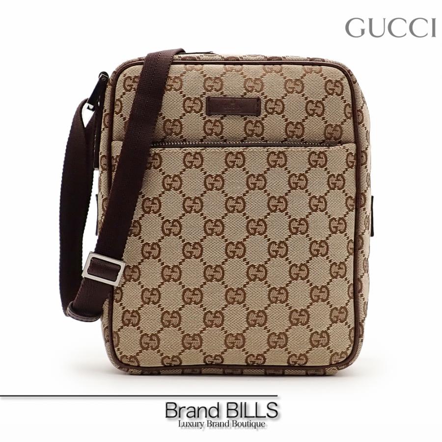 美品✨GUCCI グッチ　ショルダーバッグ　gg柄　キャンバンス　131236 GGキャンバス 未使用品 GUCCI グッチ ショルダーバッグ ユニセックス