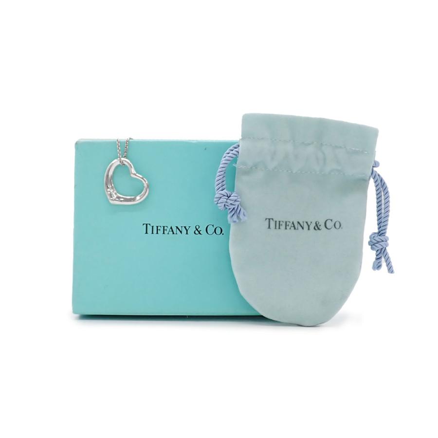 美品 Tiffany & Co ティファニー エルサ・ペレッティ オープンハート ミディアム ネックレス 60020474 シルバー ペンダント｜brand-bills｜08