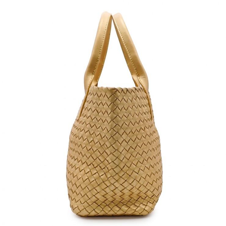 美品 BOTTEGA VENETA ボッテガヴェネタ イントレチャート カバPM