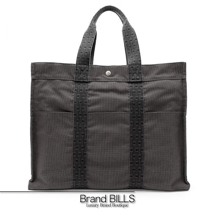 ✨HERMES✨エルメス✨エールライン✨グレー✨キャンバス✨トートバッグ✨ HERMES（エルメス） 未使用品 エールライン トートGM トートバッグ