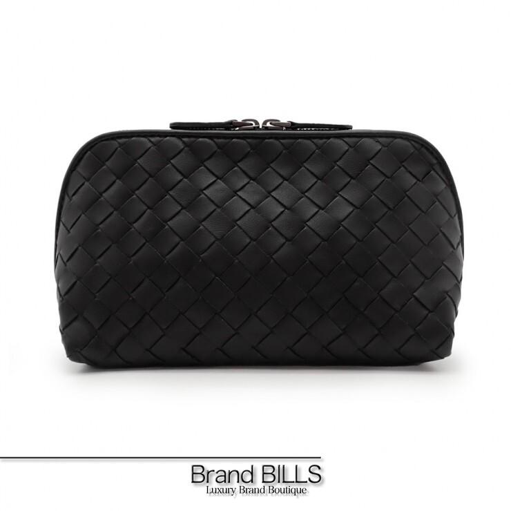 未使用品 BOTTEGA VENETA ボッテガヴェネタ イントレチャート ポーチ