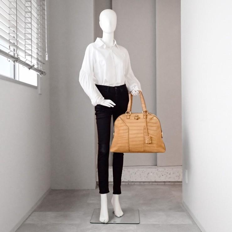 未使用品 SAINT LAURENT サンローラン ミューズバッグ オーバーサイズ 