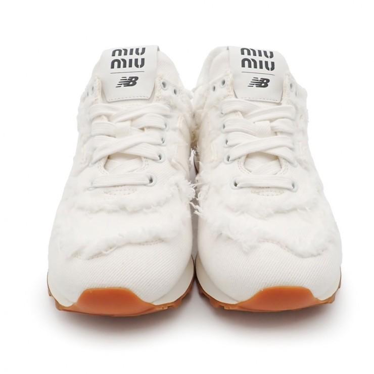 未使用品 miu ミュウ MIU × New Balance 574 コラボ 5E765D スニーカー 