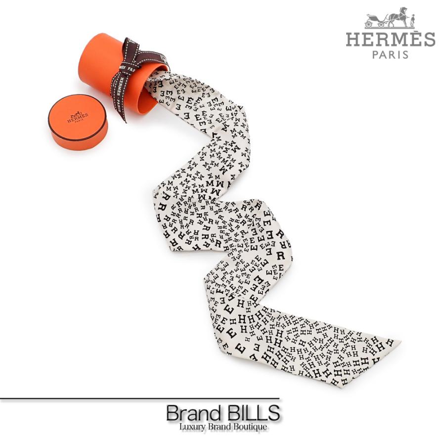 Twilly d'Hermes 未使用品 HERMES エルメス ツイリー タグロゴ Twilly d'Hermes 未使用品 HERMES エルメス ツイリー タグロゴ