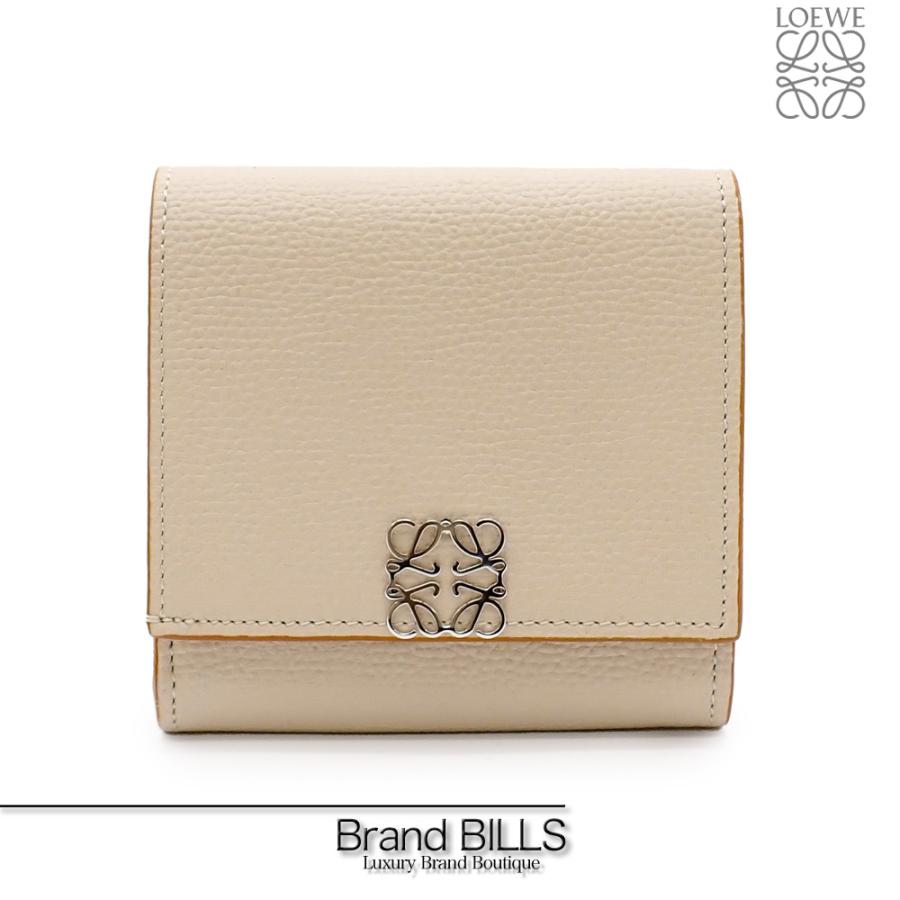 LOEWE 未使用品 ロエベ アナグラム コンパクトウォレット 折り財布  